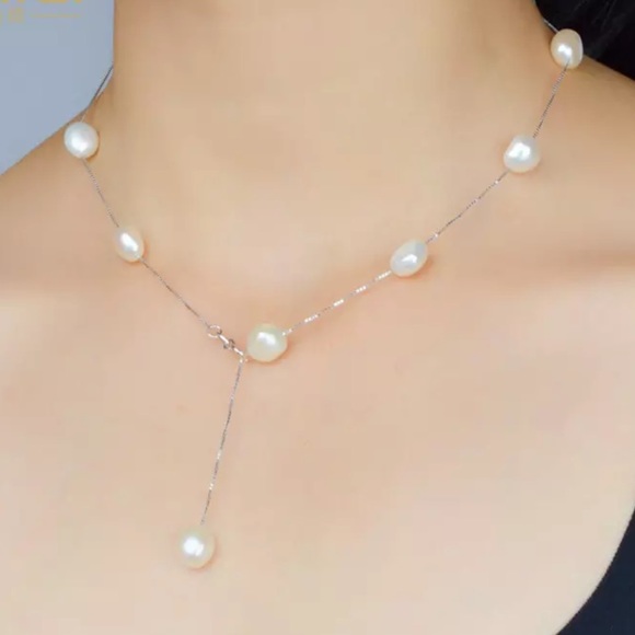 Jewelry - Natural Freshwater Pearl S925 Necklace